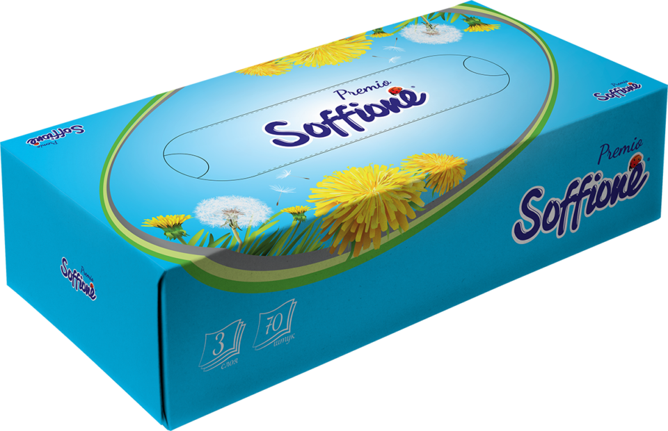 Салфетки в коробке Soffione Premio - Soffione